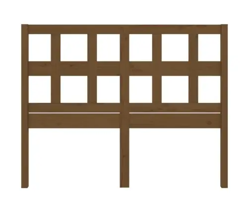 Gultas Galvgalis, Medus Brūns, 145,5X4X100Cm, Priedes Masīvkoks Vidaxl