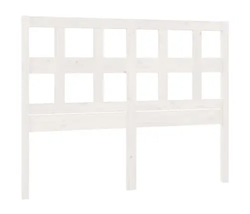 Gultas Galvgalis, Balts, 185,5X4X100 Cm, Priedes Masīvkoks Vidaxl