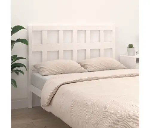 Gultas Galvgalis, Balts, 185,5X4X100 Cm, Priedes Masīvkoks Vidaxl