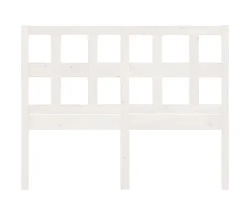 Gultas Galvgalis, Balts, 185,5X4X100 Cm, Priedes Masīvkoks Vidaxl