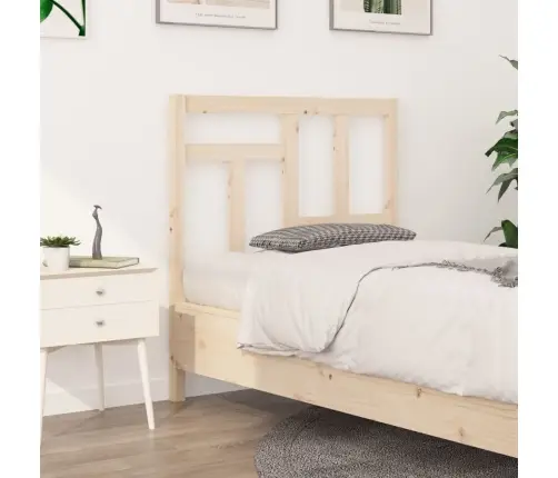 Gultas Galvgalis, 80,5X4X100 Cm, Priedes Masīvkoks Vidaxl