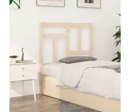 Gultas Galvgalis, 80,5X4X100 Cm, Priedes Masīvkoks Vidaxl