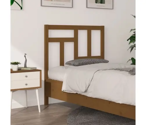 Lovos Galvūgalis, Medaus Rudas, 80,5X4X100cm Pušies Masyvas