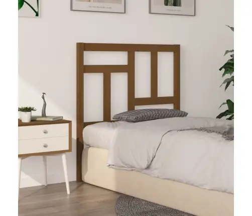 Lovos Galvūgalis, Medaus Rudas, 80,5X4X100cm Pušies Masyvas