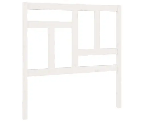 Voodipeats, Valge, 95,5 X 4 X 100 cm Männipuit