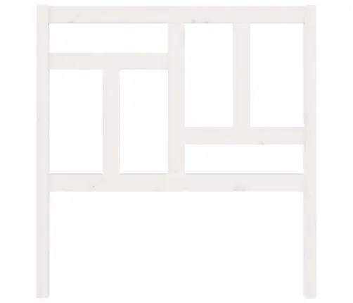 Voodipeats, Valge, 95,5 X 4 X 100 cm Männipuit