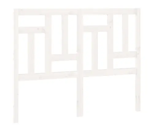 Gultas Galvgalis, Balts, 205,5X4X100 Cm, Priedes Masīvkoks Vidaxl