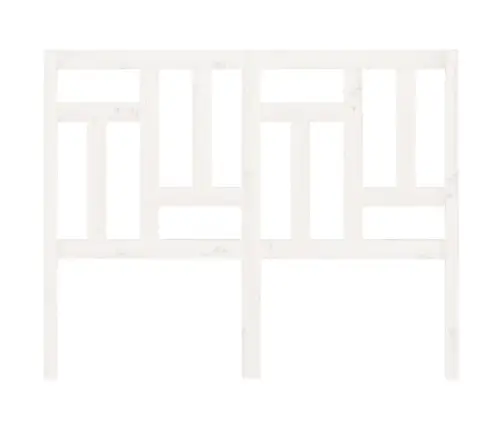 Gultas Galvgalis, Balts, 205,5X4X100 Cm, Priedes Masīvkoks Vidaxl