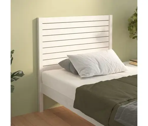Gultas Galvgalis, Balts, 81X4X100 Cm, Priedes Masīvkoks Vidaxl Gultas Galvgalis, Balts, 81X4X100 Cm, Priedes Masīvkoks Vidaxl