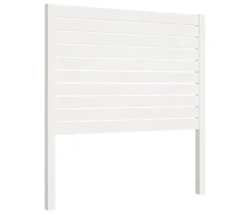 Lovos Galvūgalis, Baltas, 96X4X100cm Pušies Medienos Masyvas