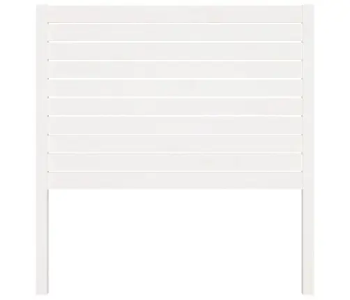 Lovos Galvūgalis, Baltas, 96X4X100cm Pušies Medienos Masyvas