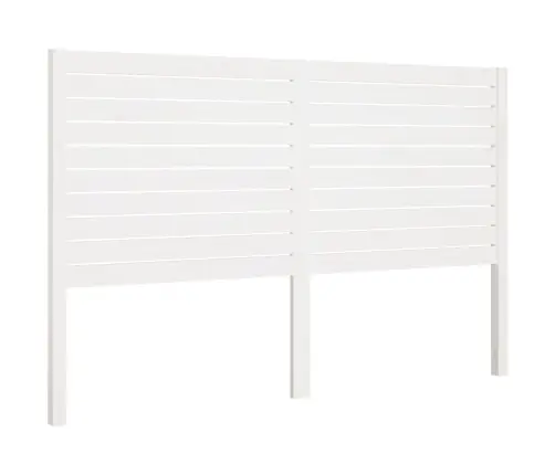 Gultas Galvgalis, Balts, 141X4X100 Cm, Priedes Masīvkoks Vidaxl