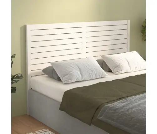 Gultas Galvgalis, Balts, 166X4X100 Cm, Priedes Masīvkoks Vidaxl
