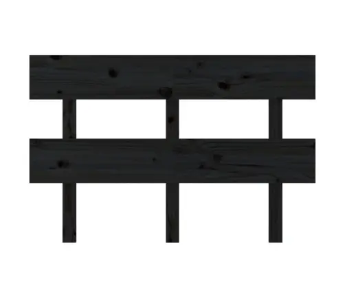 Voodipeats, Must, 124X3X81 cm Männipuit