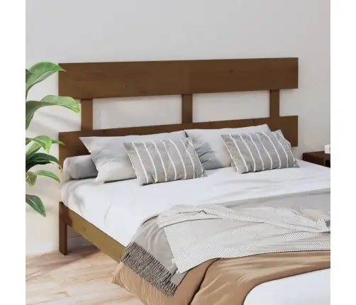 Lovos Galvūgalis, Medaus Rudas, 154X3X81cm Pušies Masyvas