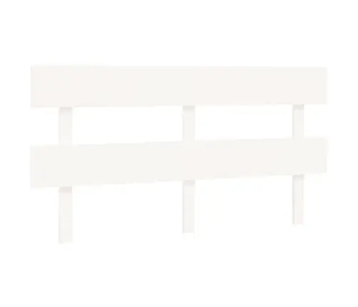 Gultas Galvgalis, Balts, 164X3X81 Cm, Priedes Masīvkoks Vidaxl