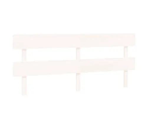 Voodipeats, Valge, 184X3X81 cm Männipuit Voodipeats, Valge, 184X3X81 cm Männipuit