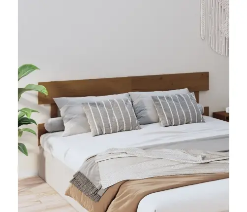 Gultas Galvgalis, Medus Brūns, 184X3X81 Cm, Priedes Masīvkoks Vidaxl