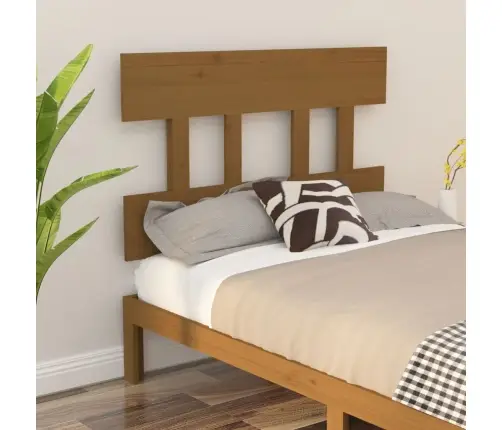 Voodipeats, Meepruun, 93,5X3X81 cm Männipuit