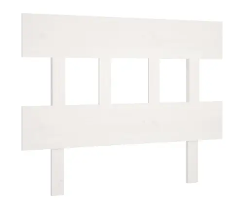 Voodipeats, Valge, 103,5X3X81 cm Männipuit