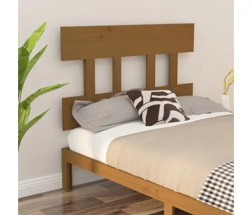 Voodipeats, Meepruun, 103,5X3X81 cm Männipuit