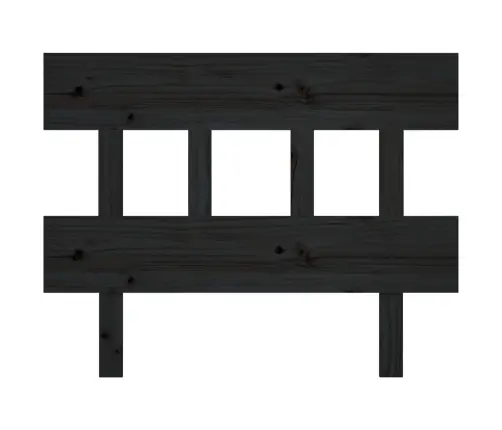 Voodipeats, Must, 103,5X3X81 cm Männipuit