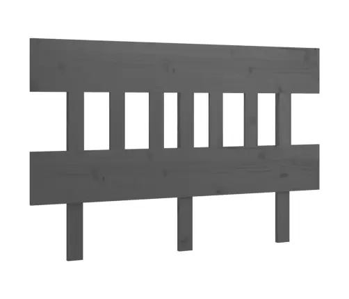 Lovos Galvūgalis, Pilkas, 153,5X3X81cm Pušies Medienos Masyvas