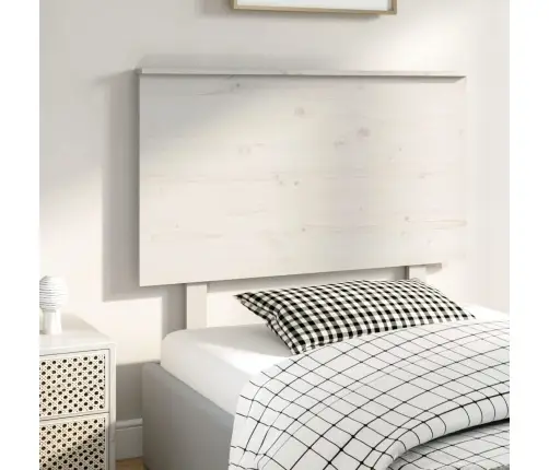 Gultas Galvgalis, Balts, 94X6X82,5 Cm, Priedes Masīvkoks Vidaxl Gultas Galvgalis, Balts, 94X6X82,5 Cm, Priedes Masīvkoks Vidaxl