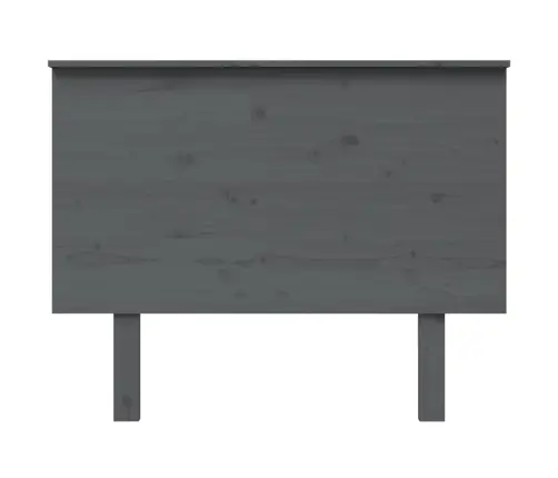 Gultas Galvgalis, Pelēks, 104X6X82,5 Cm, Priedes Masīvkoks Vidaxl