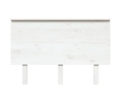 Gultas Galvgalis, Balts, 124X6X82,5 Cm, Priedes Masīvkoks Vidaxl