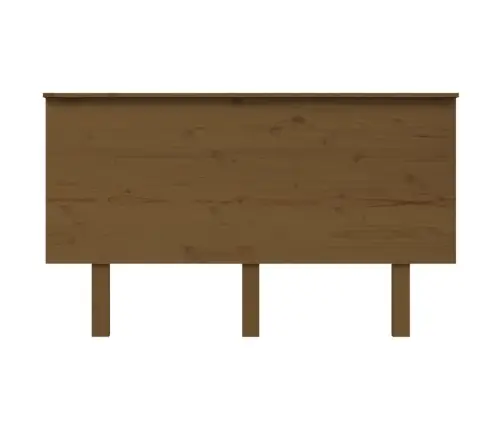 Lovos Galvūgalis, Medaus Rudas, 139X6X82,5cm Pušies Masyvas