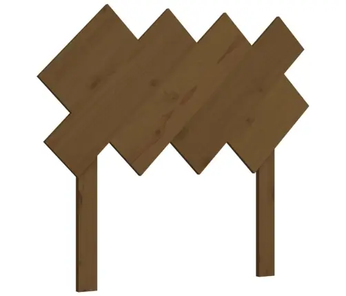 Gultas Galvgalis, Medus Brūns, 92X3X81 Cm, Priedes Masīvkoks Vidaxl