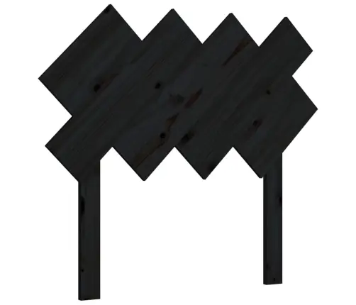 Voodipeats, Must, 92X3X81 cm Männipuit