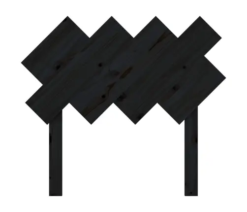 Voodipeats, Must, 92X3X81 cm Männipuit