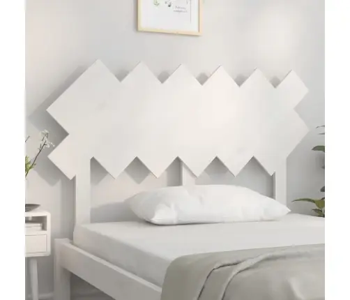 Gultas Galvgalis, Balts, 122,5X3X80,5 Cm, Priedes Masīvkoks Vidaxl Gultas Galvgalis, Balts, 122,5X3X80,5 Cm, Priedes Masīvkoks Vidaxl