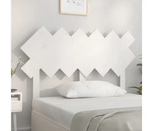 Gultas Galvgalis, Balts, 122,5X3X80,5 Cm, Priedes Masīvkoks Vidaxl Gultas Galvgalis, Balts, 122,5X3X80,5 Cm, Priedes Masīvkoks Vidaxl