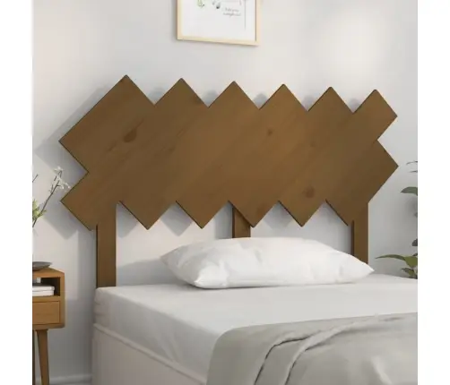 Lovos Galvūgalis, Medaus Rudas, 122,5X3X80,5cm Pušies Masyvas Lovos Galvūgalis, Medaus Rudas, 122,5X3X80,5cm Pušies Masyvas