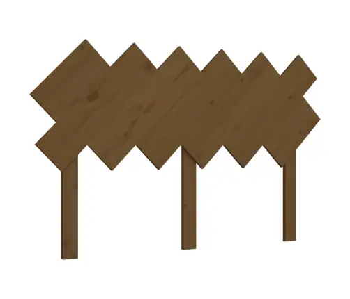 Gultas Galvgalis, Medus Brūns, 132X3X81 Cm, Priedes Masīvkoks Vidaxl