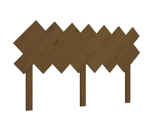 Gultas Galvgalis, Medus Brūns, 141X3X80,5 Cm, Priedes Masīvkoks Vidaxl