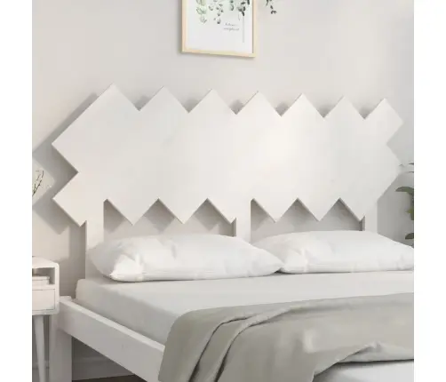 Gultas Galvgalis, Balts, 151,5X3X81 Cm, Priedes Masīvkoks Vidaxl