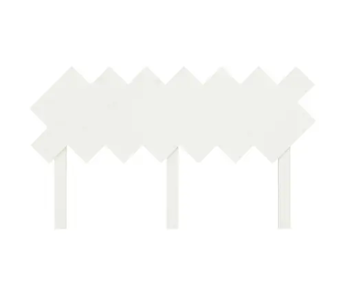 Gultas Galvgalis, Balts, 151,5X3X81 Cm, Priedes Masīvkoks Vidaxl