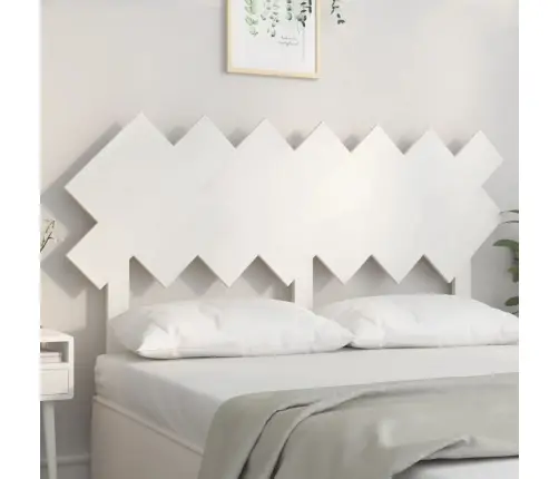 Gultas Galvgalis, Balts, 151,5X3X81 Cm, Priedes Masīvkoks Vidaxl