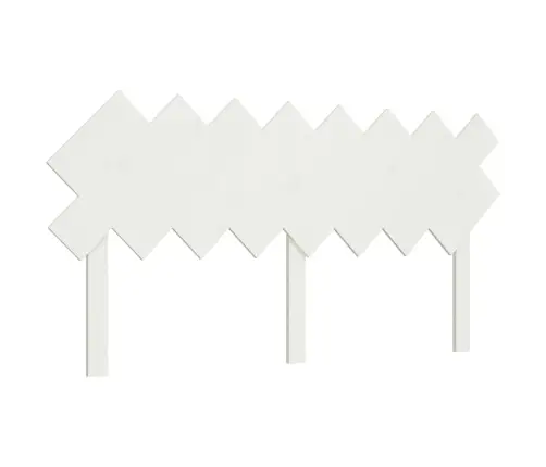 Gultas Galvgalis, Balts, 159,5X3X80,5 Cm, Priedes Masīvkoks Vidaxl