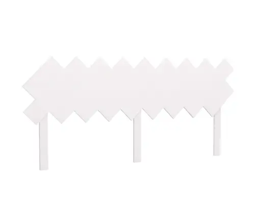 Gultas Galvgalis, Balts, 178X3X80,5 Cm, Priedes Masīvkoks Vidaxl