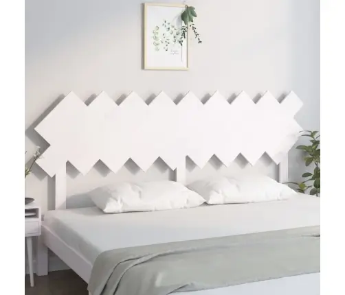 Gultas Galvgalis, Balts, 178X3X80,5 Cm, Priedes Masīvkoks Vidaxl