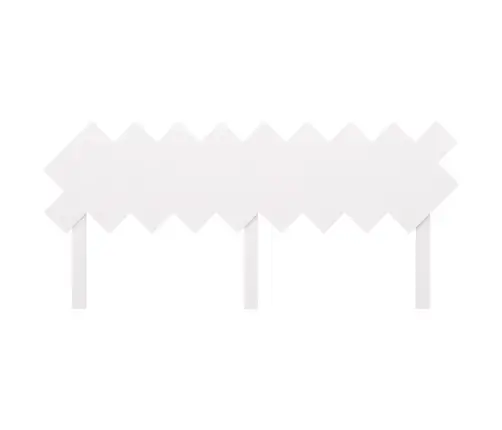 Gultas Galvgalis, Balts, 178X3X80,5 Cm, Priedes Masīvkoks Vidaxl