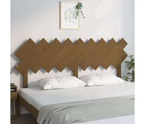 Gultas Galvgalis, Medus Brūns, 178X3X80,5 Cm, Priedes Masīvkoks Vidaxl