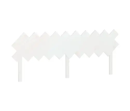 Gultas Galvgalis, Balts, 196X3X80,5 Cm, Priedes Masīvkoks Vidaxl
