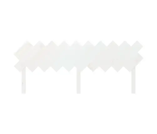 Gultas Galvgalis, Balts, 196X3X80,5 Cm, Priedes Masīvkoks Vidaxl