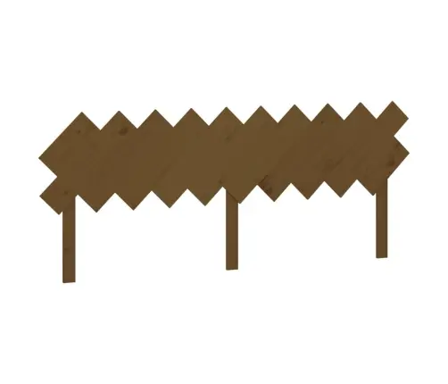 Gultas Galvgalis, Medus Brūns, 196X3X80,5 Cm, Priedes Masīvkoks Vidaxl